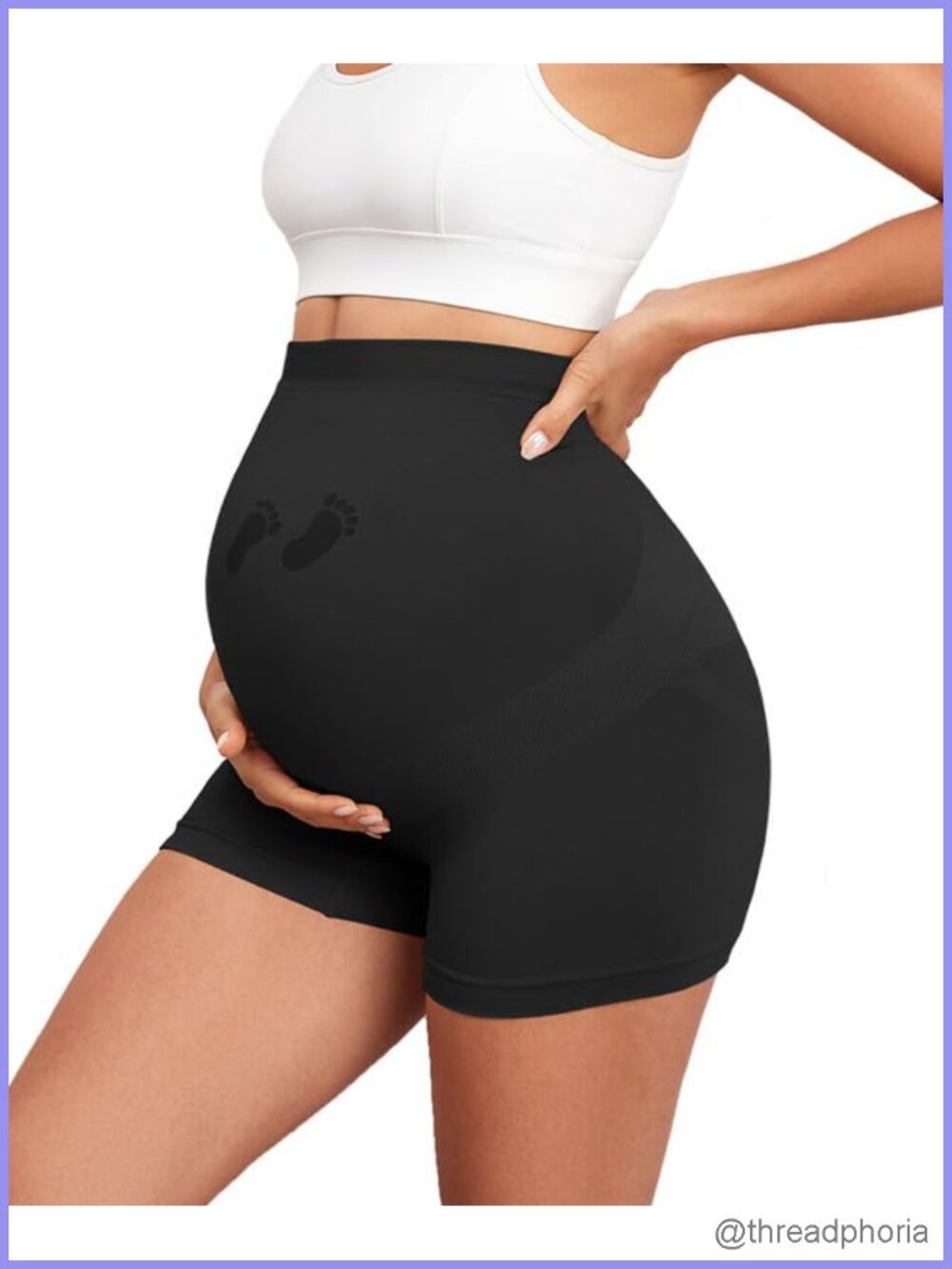 Maternity Shapewear Over Bump High Waist Panties Seamless Shorts Under Dress